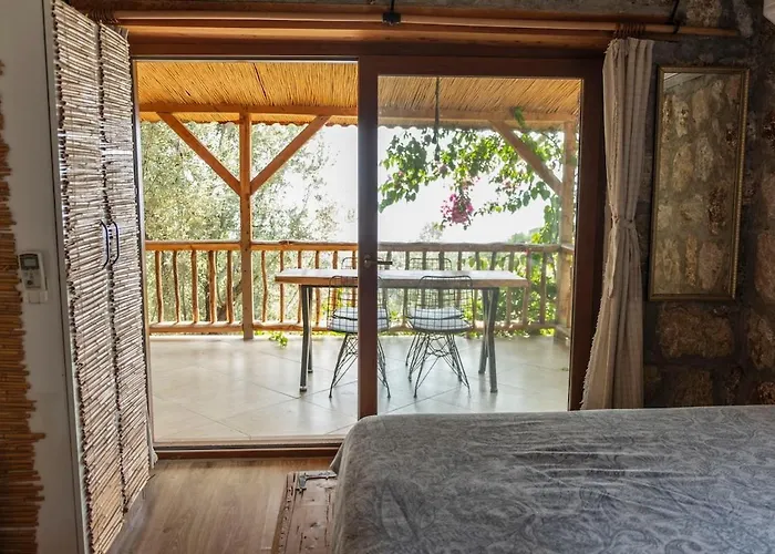 Stone House With Pool Among Olive Trees In Kabak Villa *