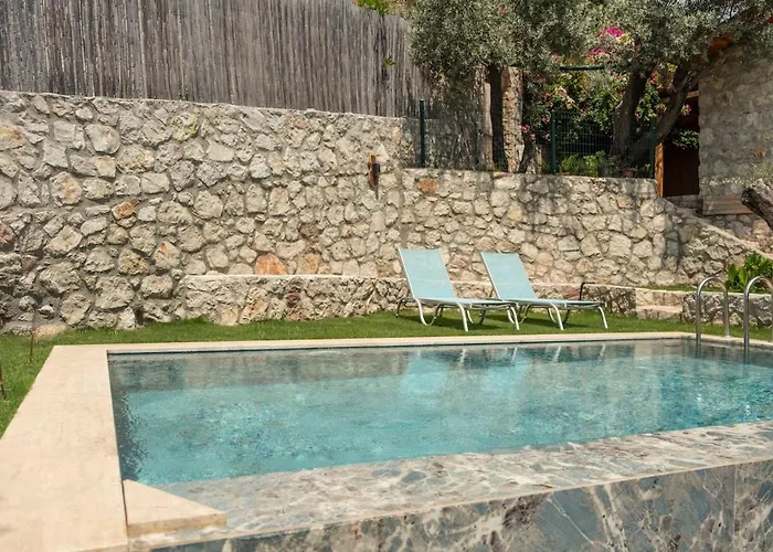 Stone House With Pool Among Olive Trees In Kabak * Fethiye