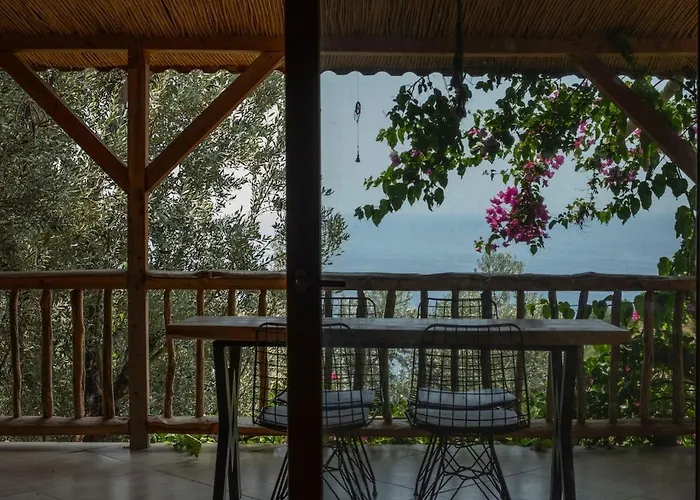 Stone House With Pool Among Olive Trees In Kabak *