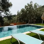 别墅 Stone House With Pool Among Olive Trees In Kabak 费特希耶