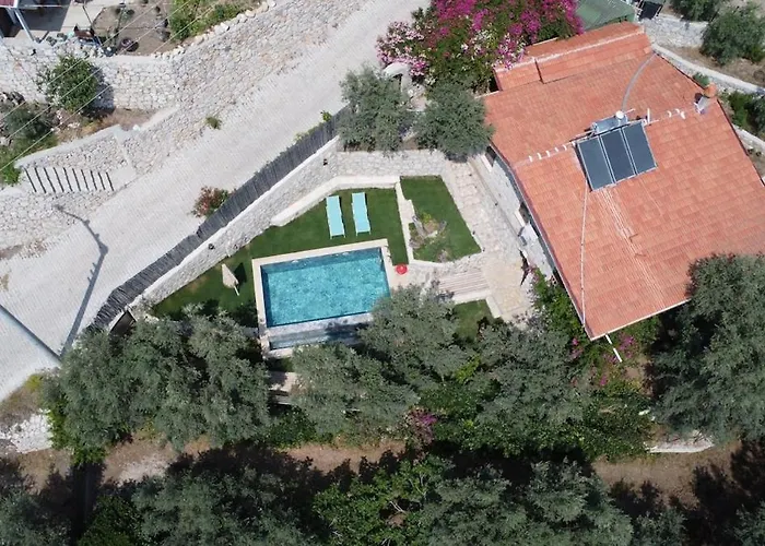 Stone House With Pool Among Olive Trees In Kabak *