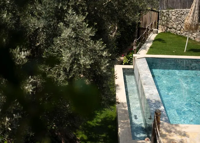 Stone House With Pool Among Olive Trees In Kabak 别墅 *