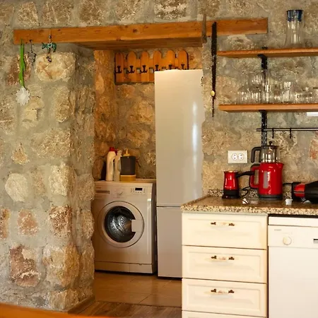 Stone House With Pool Among Olive Trees In Kabak Fethiye