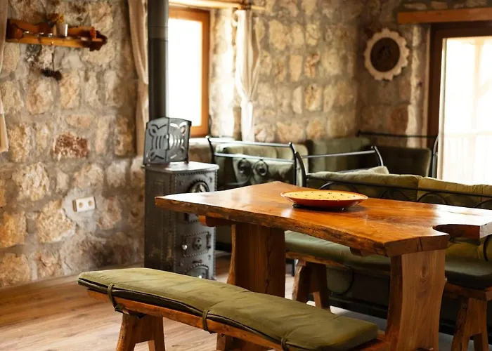 Vila Stone House With Pool Among Olive Trees In Kabak Fethiye