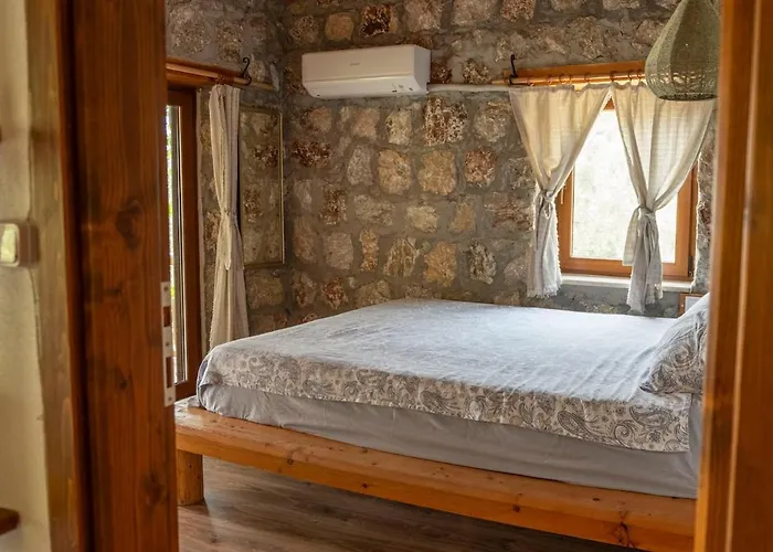 Stone House With Pool Among Olive Trees In Kabak * Fethiye