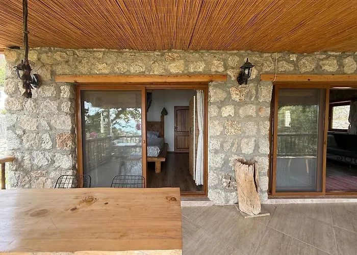 Vila Stone House With Pool Among Olive Trees In Kabak