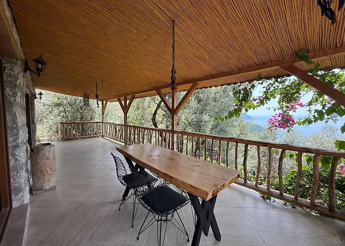 Stone House With Pool Among Olive Trees In Kabak Willa Fethiye