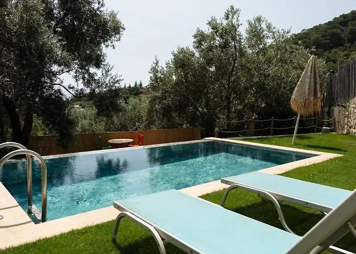 Willa Stone House With Pool Among Olive Trees In Kabak Fethiye
