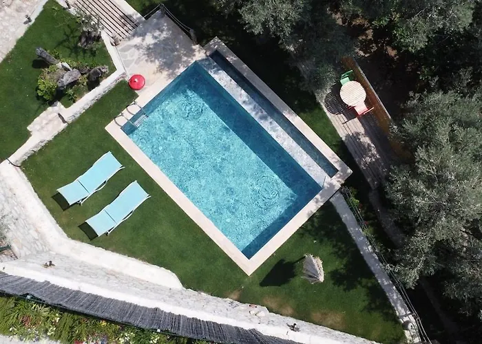 Stone House With Pool Among Olive Trees In Kabak Willa Fethiye